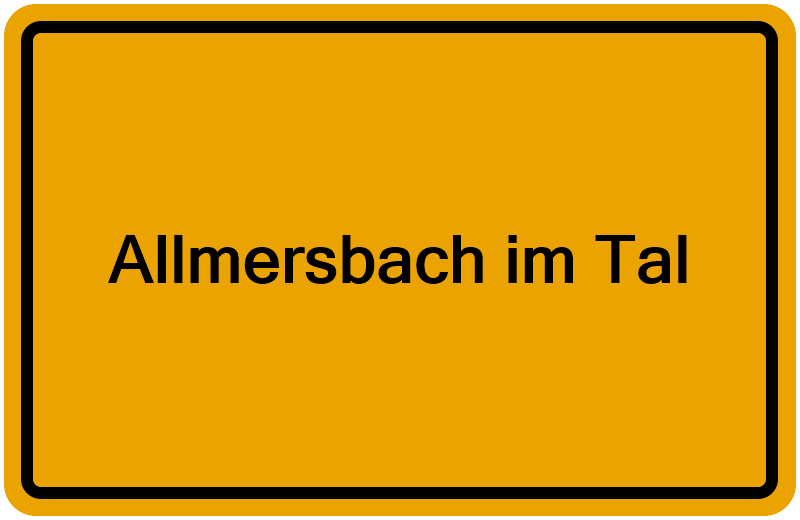 Handelsregister Allmersbach im Tal